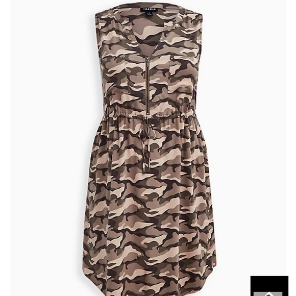 NWT Torrid sz 2x Mini Challis Zip Front Dress!! - Picture 5 of 5